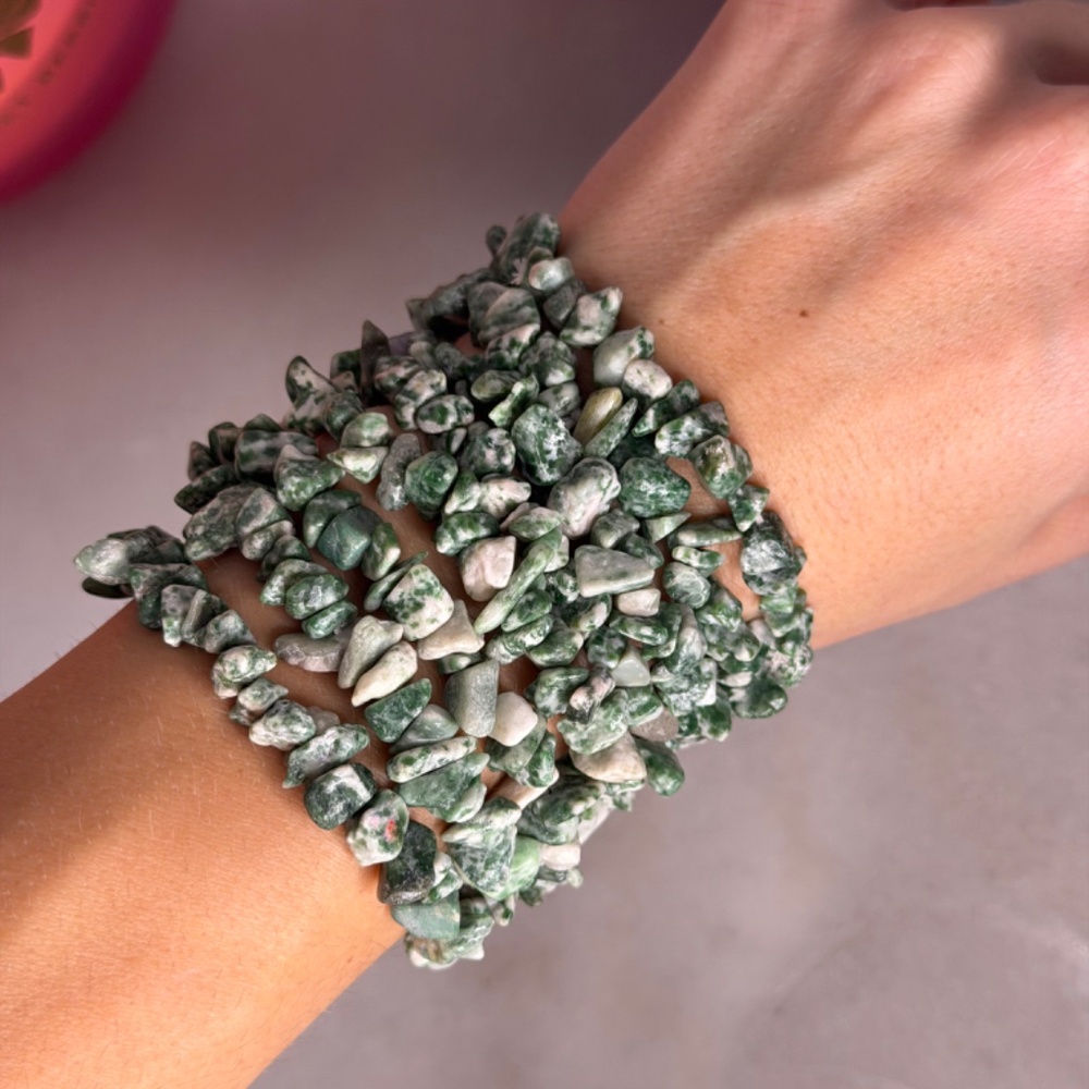 Moss Agate Bracelet 💎 - Picture 3 of 4